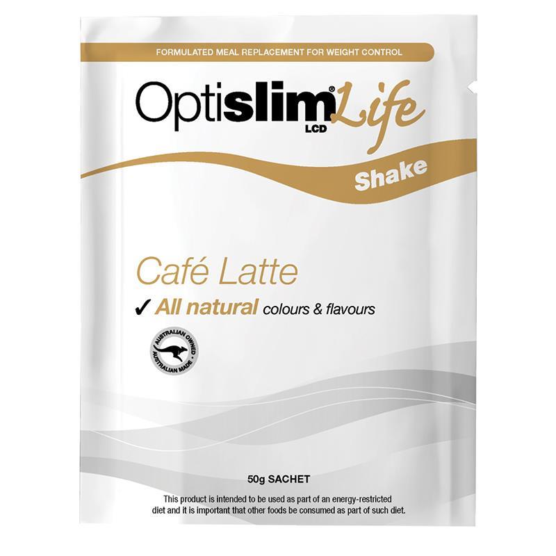 Optislim Life Shake Cafe Latte 50g Sachet