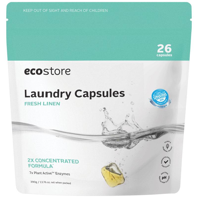 Ecostore Laundry Capsules Fresh Linen 26 Capsules