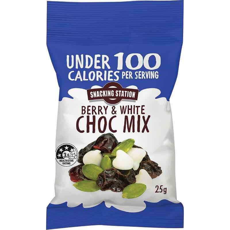 Snacking Station Berry & White Choc Mix 25g