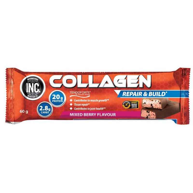 INC. Collagen Protein Bar Berry 60g