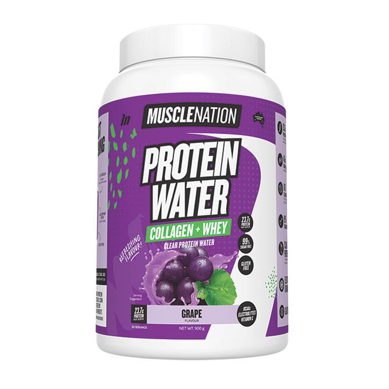 Muscle Nation Protein Water Grape 900g