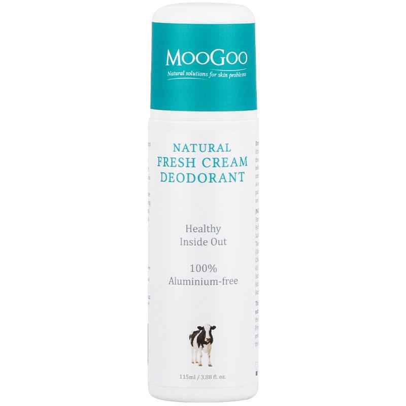MooGoo Natural Fresh Cream Deodorant Lemon Myrtle 115ml