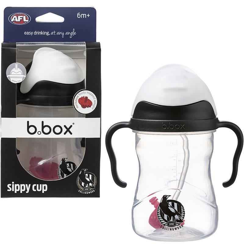 B.Box Sippy Cup AFL Collingwood 240ml