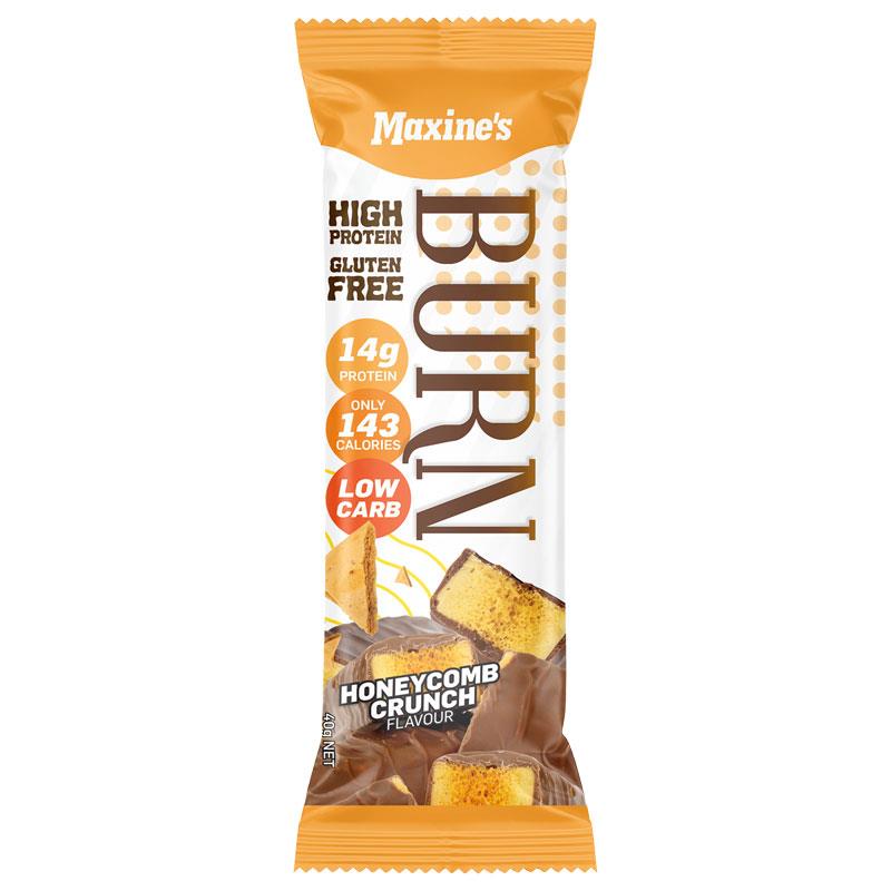 Maxines Burn Bar Honeycomb Crunch 40g