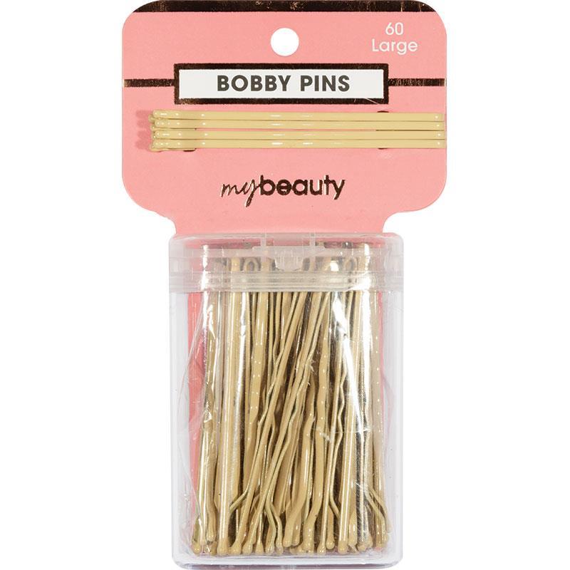 My Beauty Hair Bobby Pins Large 60 Pack Blonde