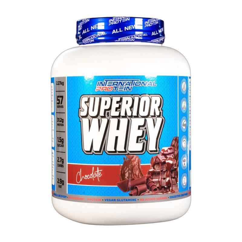 International Protein Superior Whey Chocolate 2.27kg