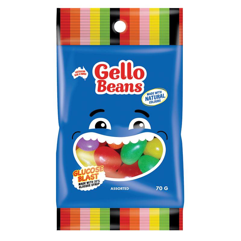 Gello Beans Assorted 70g