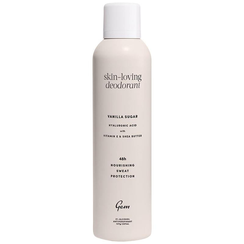 Gem Skin-Loving Antiperspirant Deodorant Aerosol Vanilla Sugar 207ml