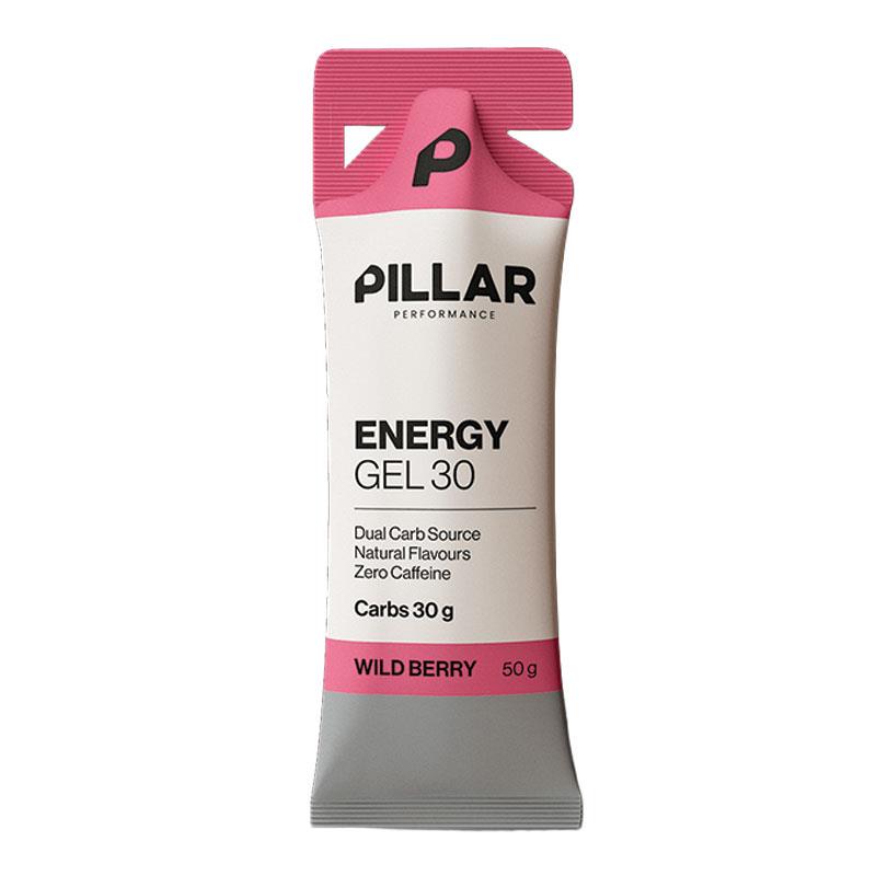 PILLAR Performance Energy Gel 30g Carbs Wild Berry 50g