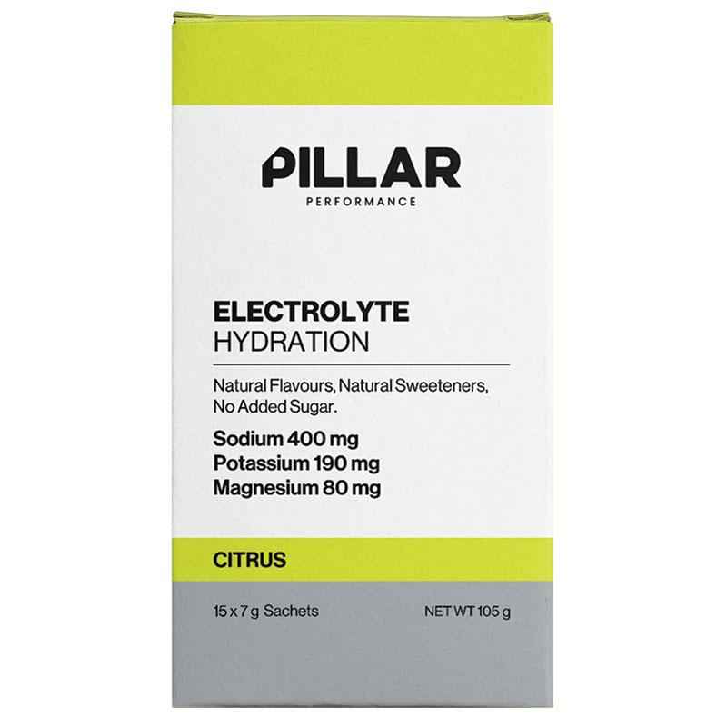 PILLAR Performance Electrolyte Hydration Stick Citrus 7g x 15 Pack