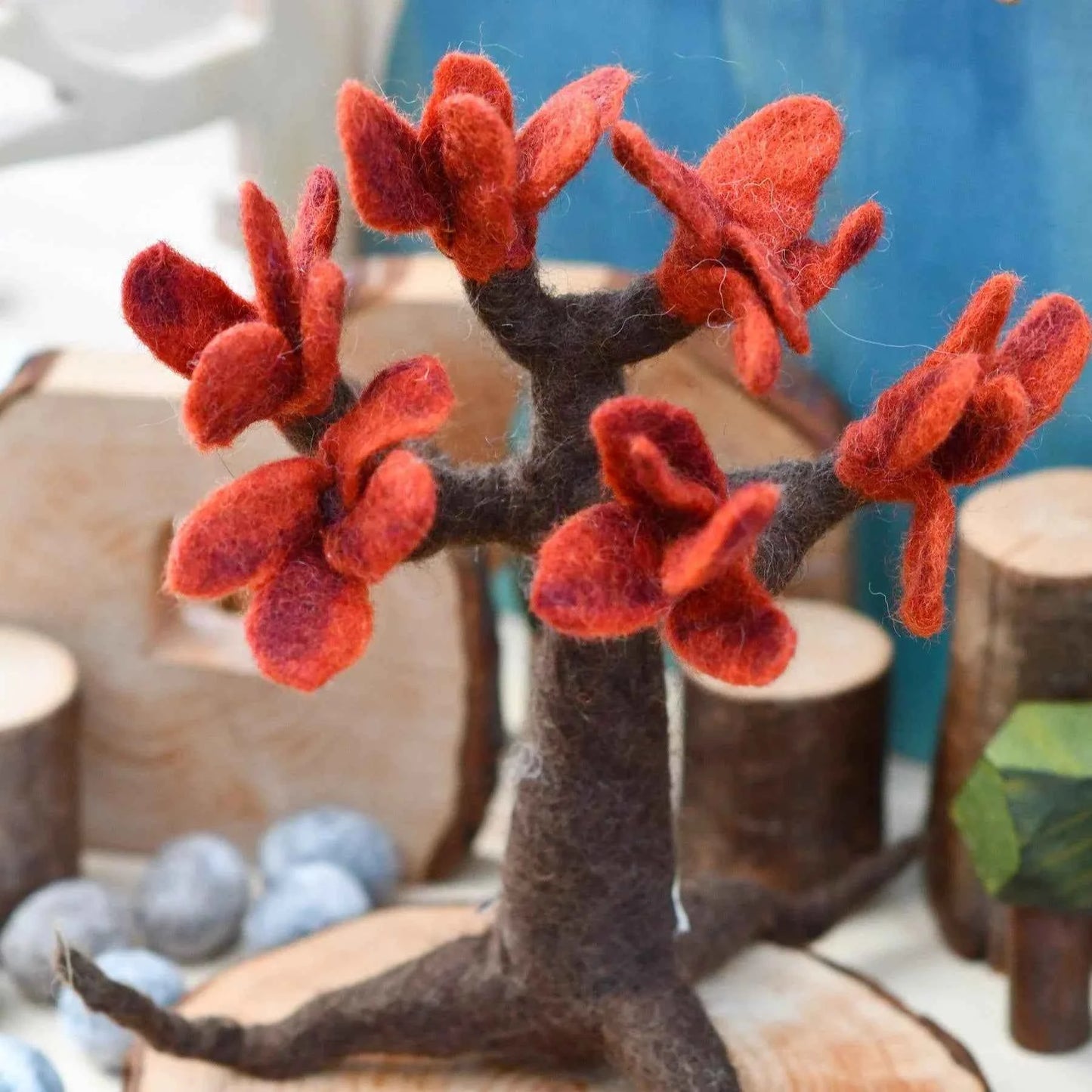 Tara Treasures Felt Autumn Tree Pretend & Imaginative Play Toys 3yrs+