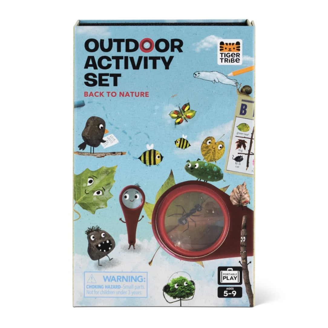 Tiger Tribe Outdoor Activity Set Back To Nature STEM Activity Book Art and Craft for kids 5yrs+