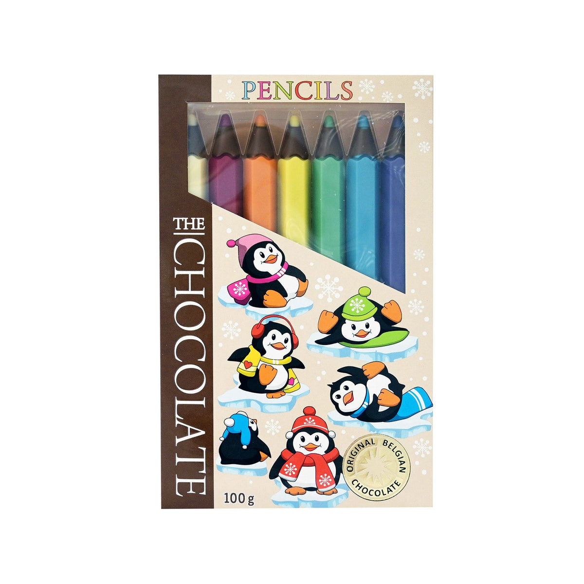 Giant Chocolate Pencils - Penguin Pack Design 100g
