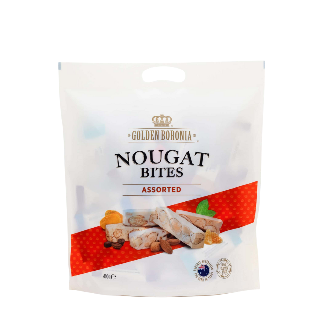 Golden Boronia assorted nougat 400g