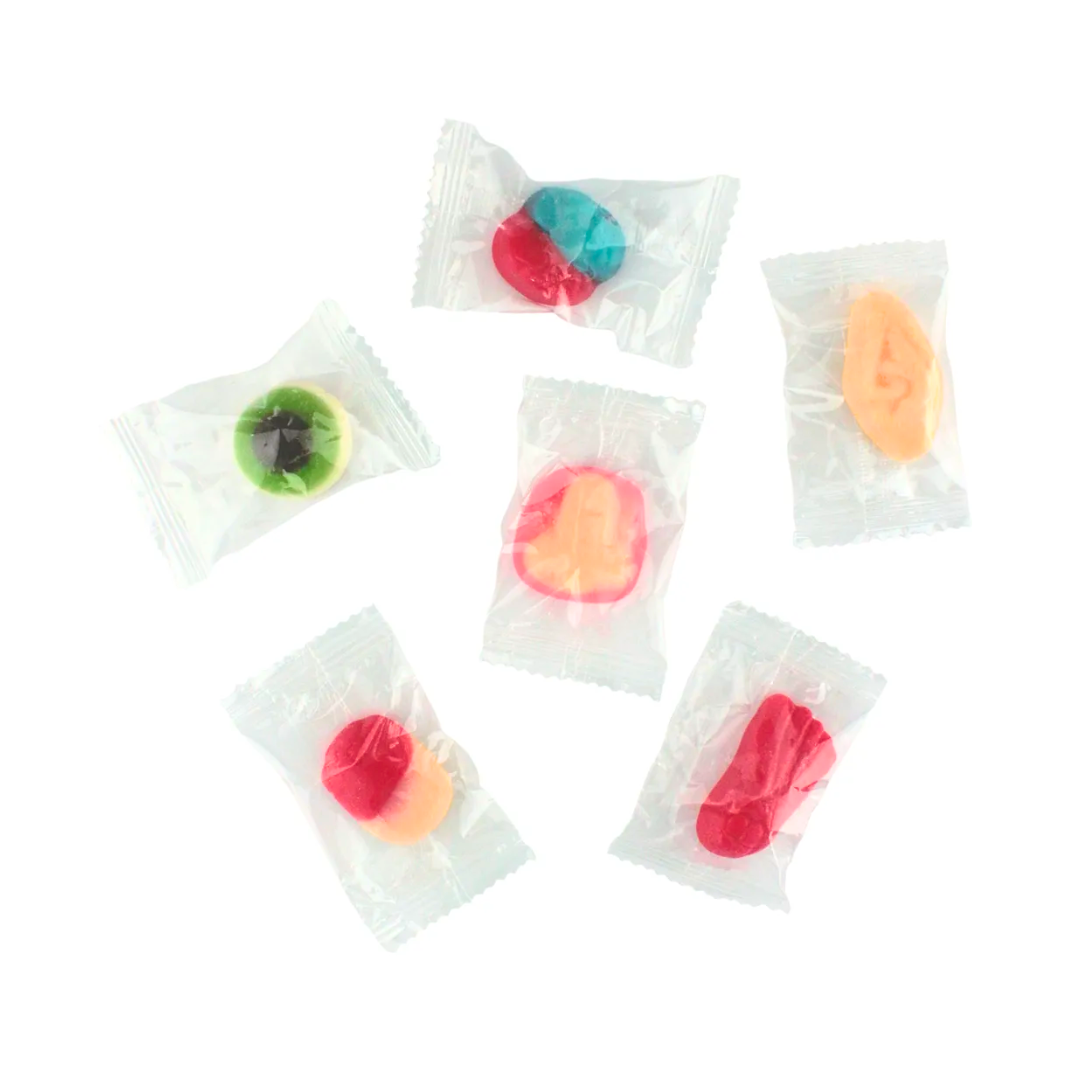 Gruesome Body Parts Halloween Candy 300g (45 Pieces)