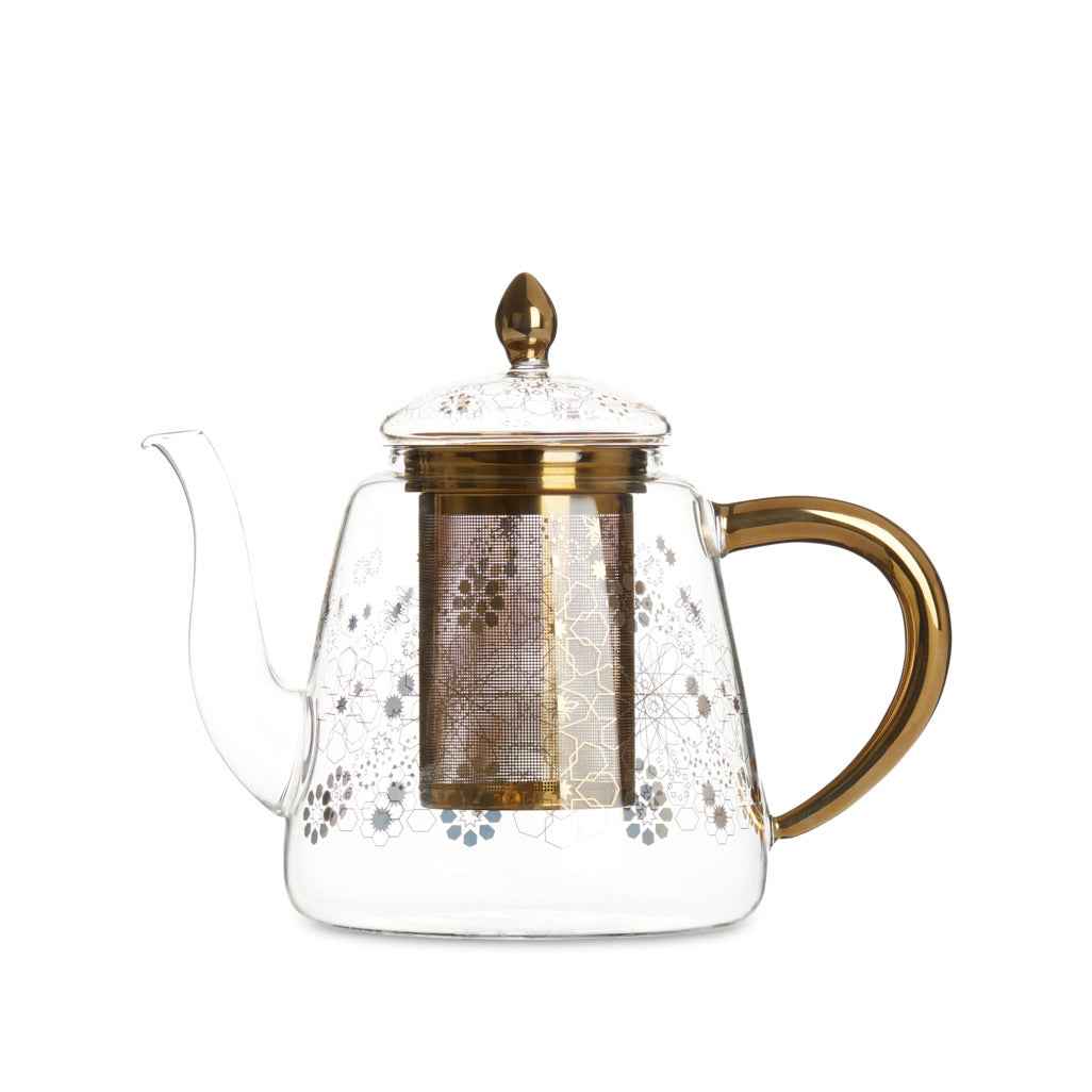 Bee Moroccan Glass Teapot