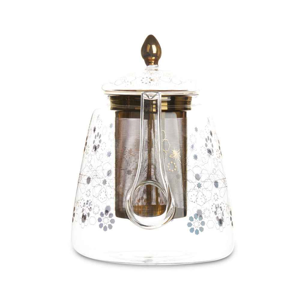 Bee Moroccan Glass Teapot