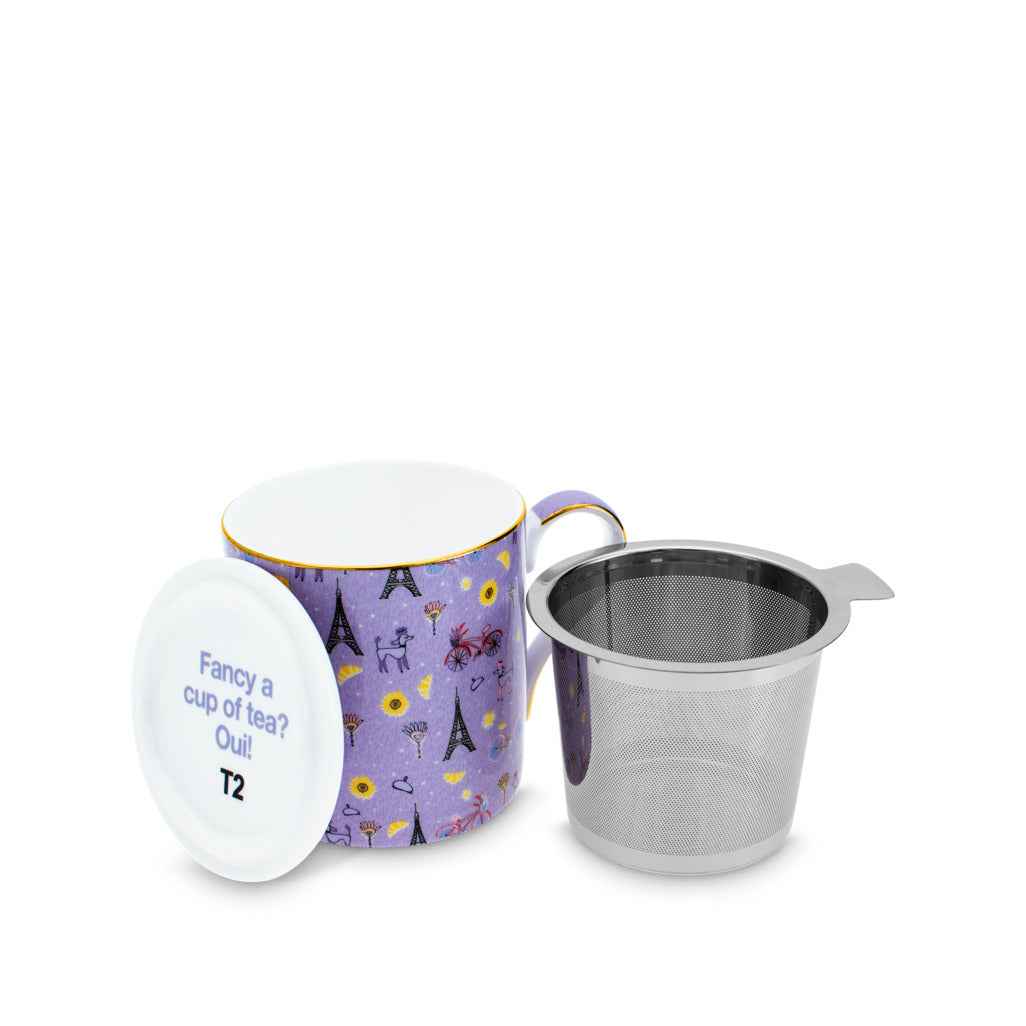 Iconic French Earl Grey Mug with Infuser