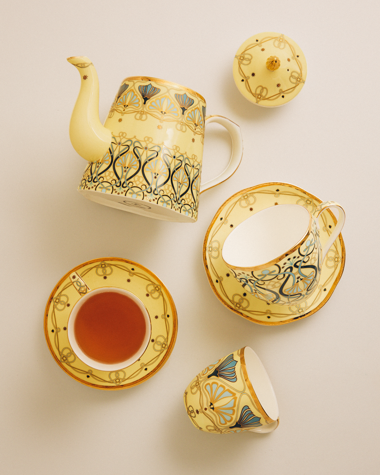 Toulouse Cup & Saucer Lemon