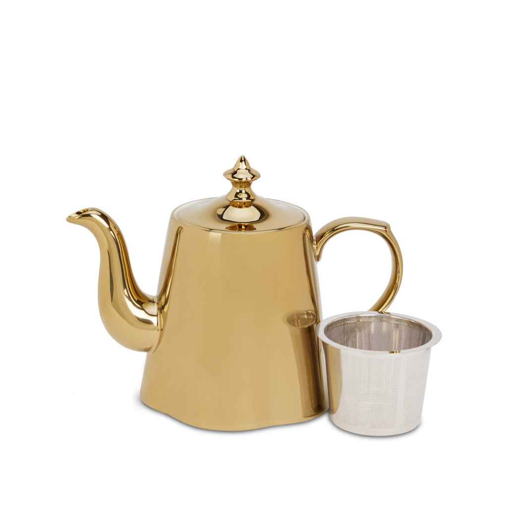Onyx Gold Teapot