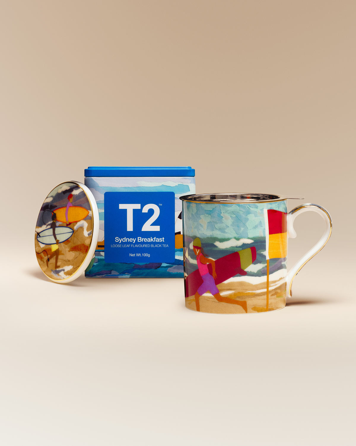 Sydney Breakfast x Benja Harney Mug with Infuser