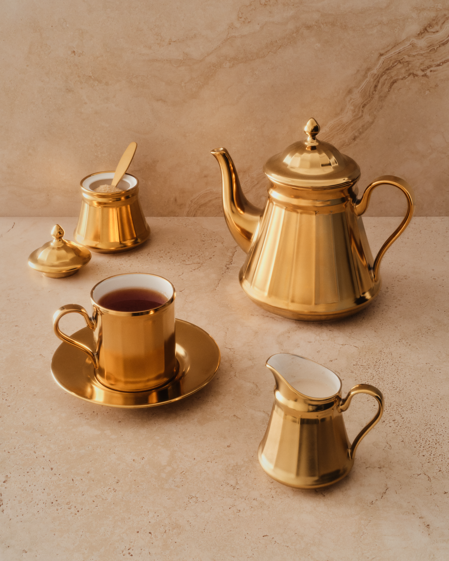 Moroccan Muse Sugar Bowl Gold
