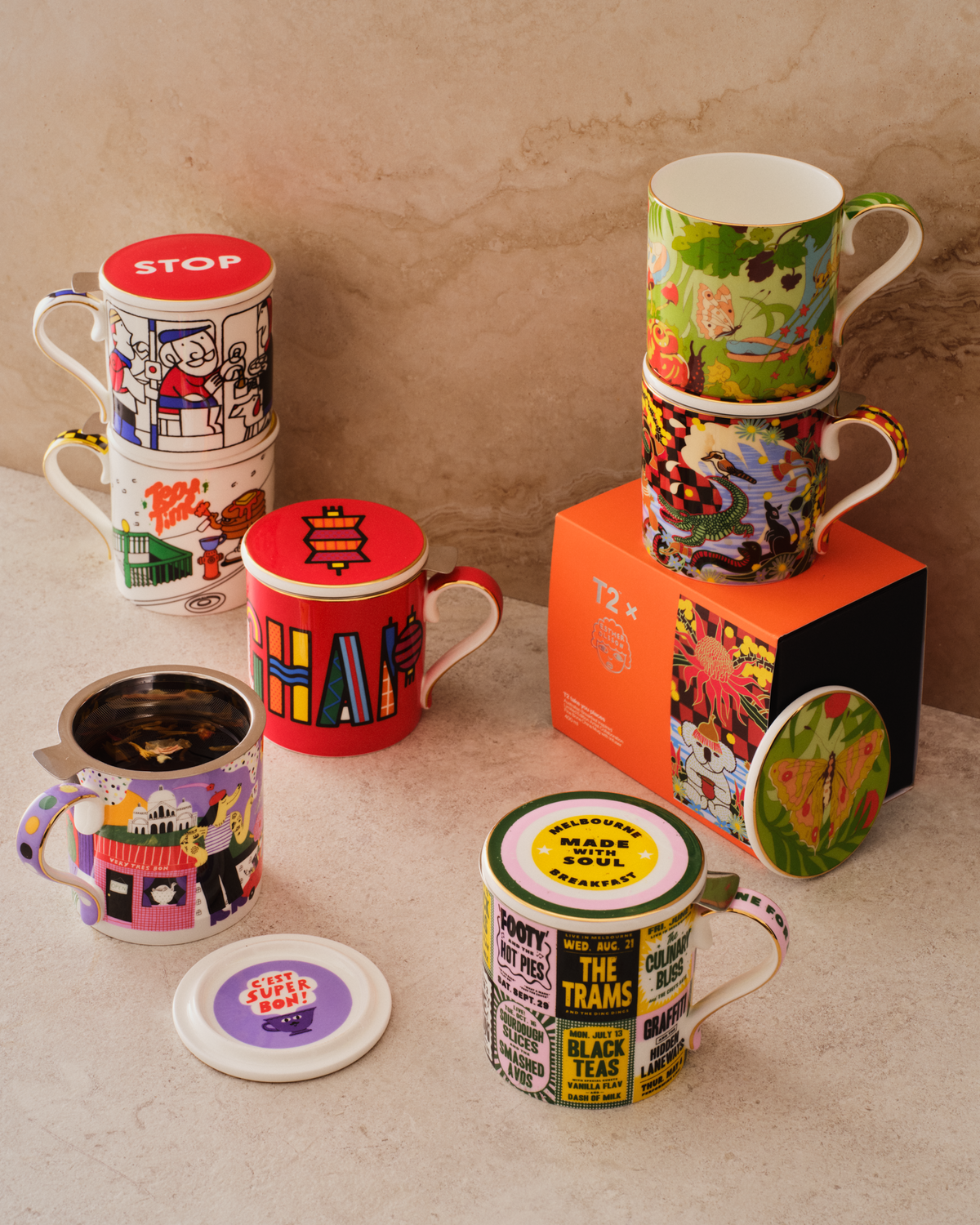 Shanghai Breakfast x Craig & Karl Mug with Infuser