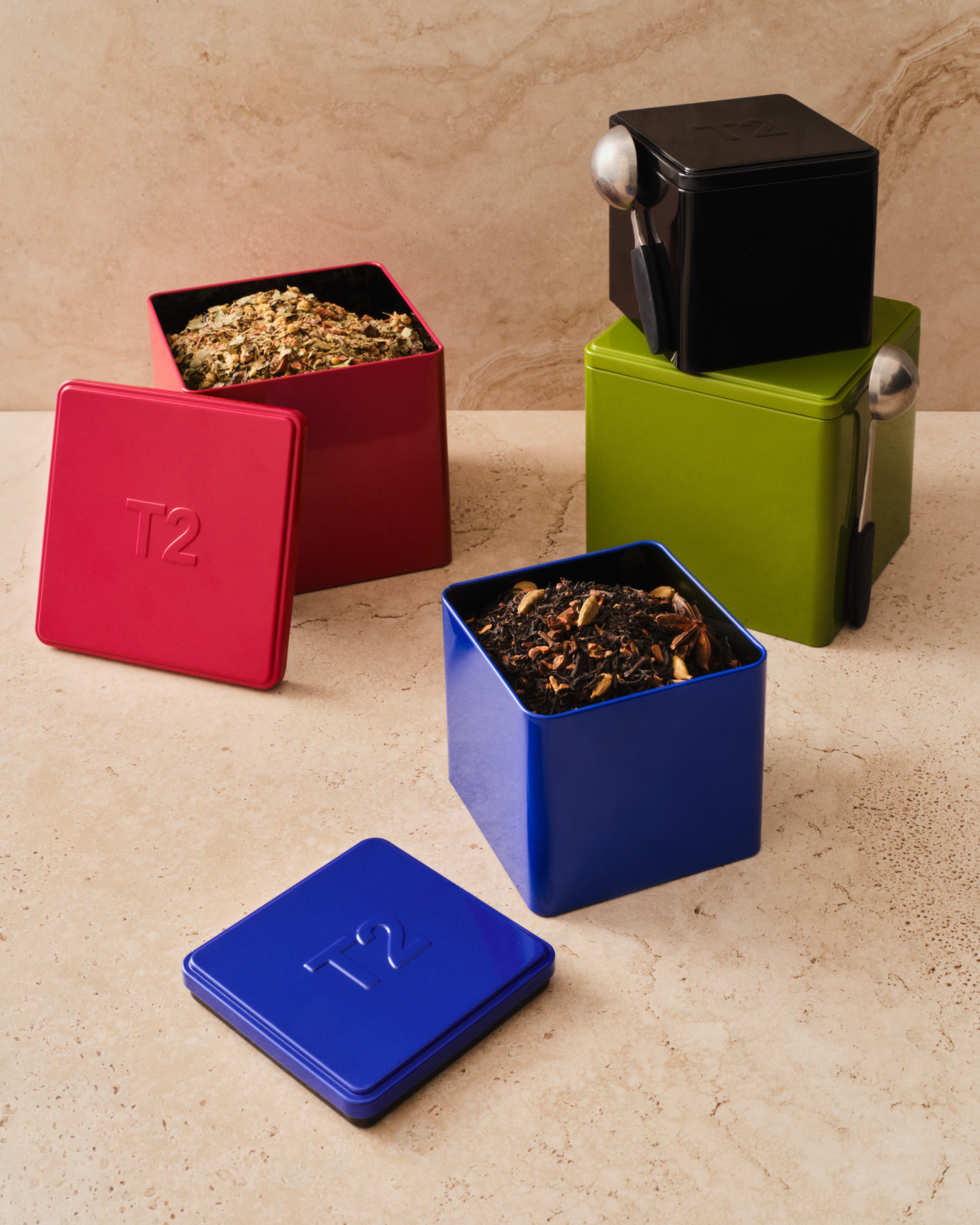 T2 One Foil Tin Burgundy