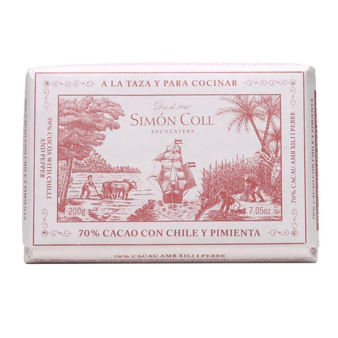 HOT CHOCOLATE BLOCK (CHILLI 70%) 200G