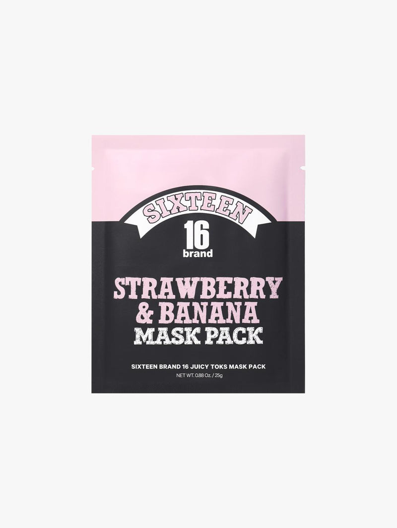 16 Juicy Mask Pack Strawberry Banana