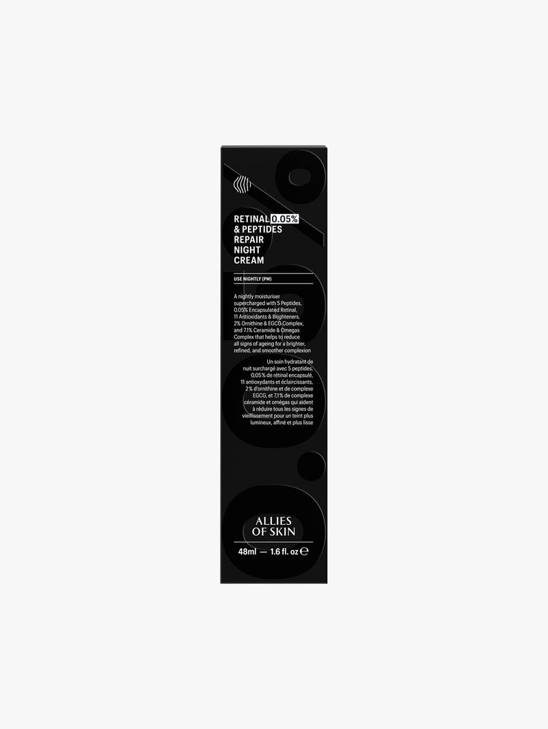 Retinal 0.05% & Peptides Repair Night Cream