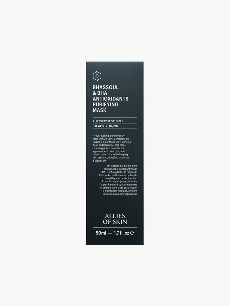 Rhassoul & BHA Antioxidants Purifying Mask