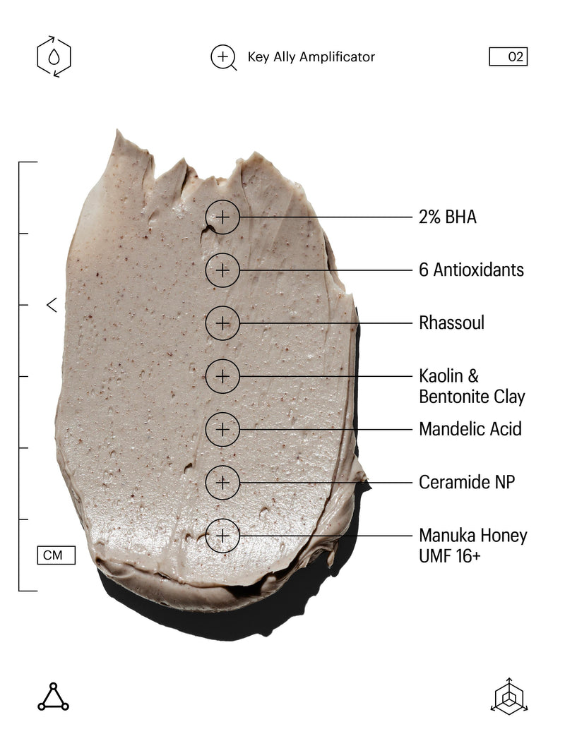 Rhassoul & BHA Antioxidants Purifying Mask