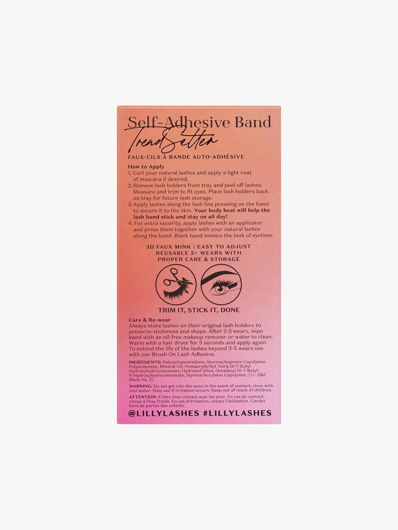 Self Adhesive Band 3D Faux Mink TrendSetter