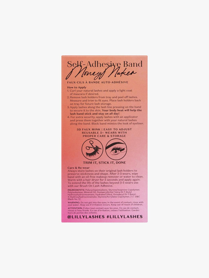 Self Adhesive Band 3D Faux Mink MoneyMaker