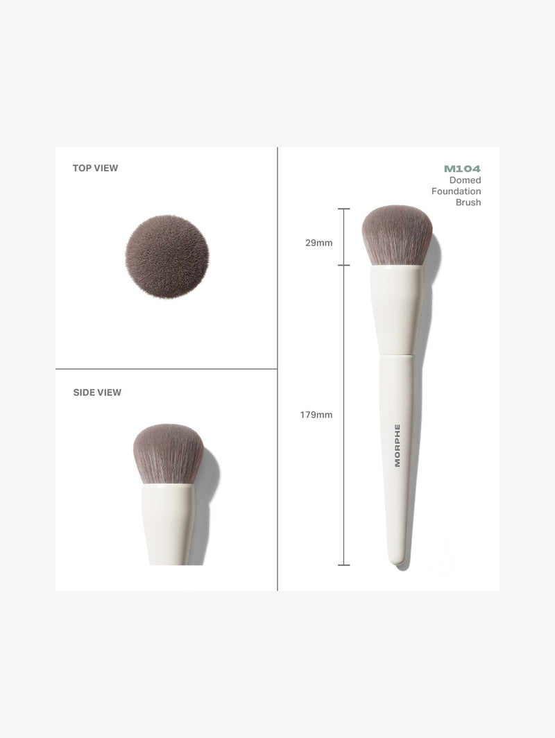M104 Domed Foundation Brush
