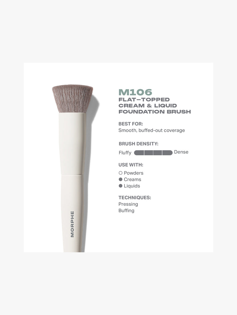 M106 Flat-Topped Foundation Brush