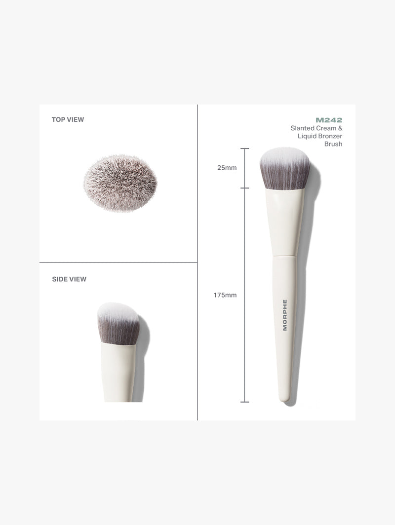 M242 Slanted Cream & Liquid Bronzer Brush