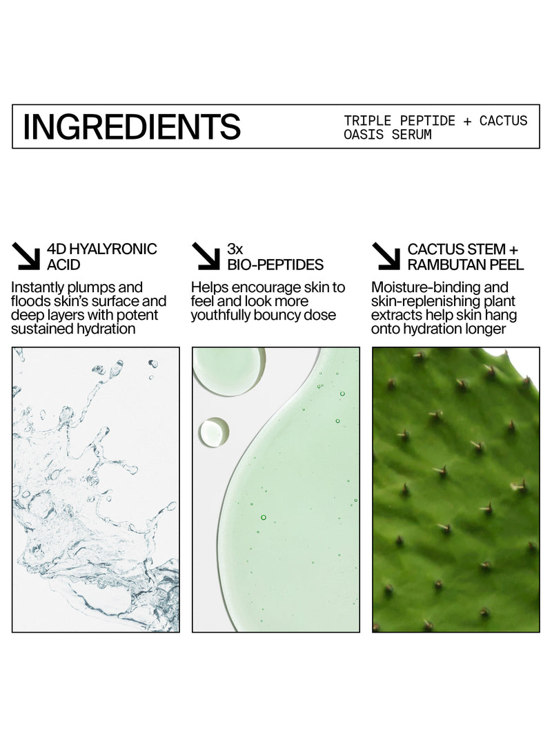 Triple Peptide + Cactus Oasis Serum