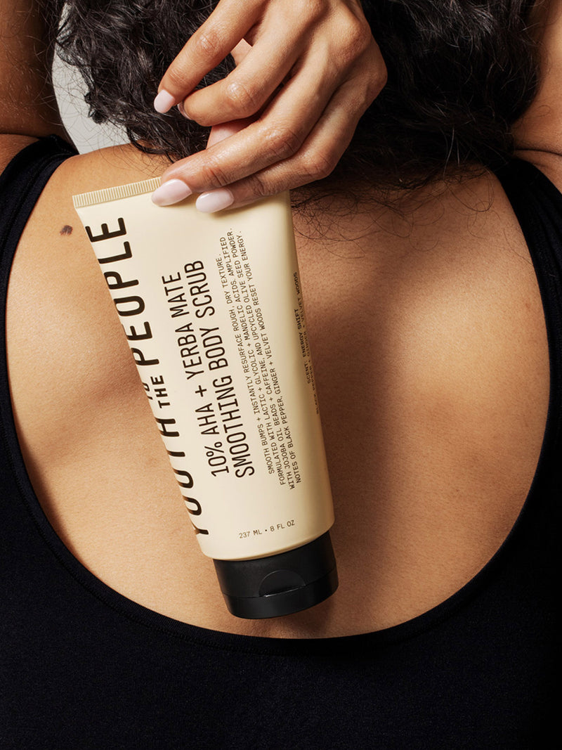 10% AHA + Yerba Mate Smoothing Energy Body Scrub