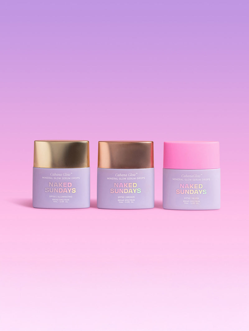 Cabana Glow Mini SPF Mineral Trio