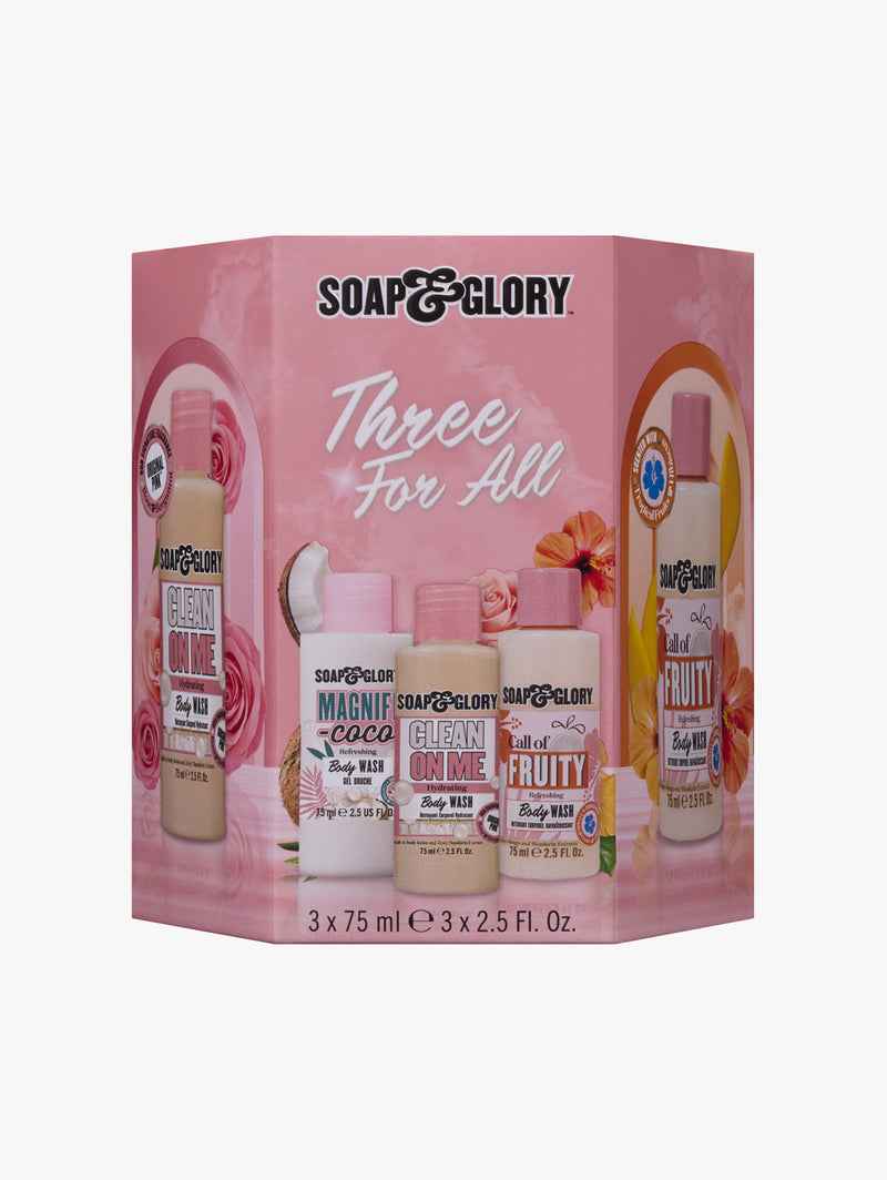 Three For All Body Wash Mini Gift Set