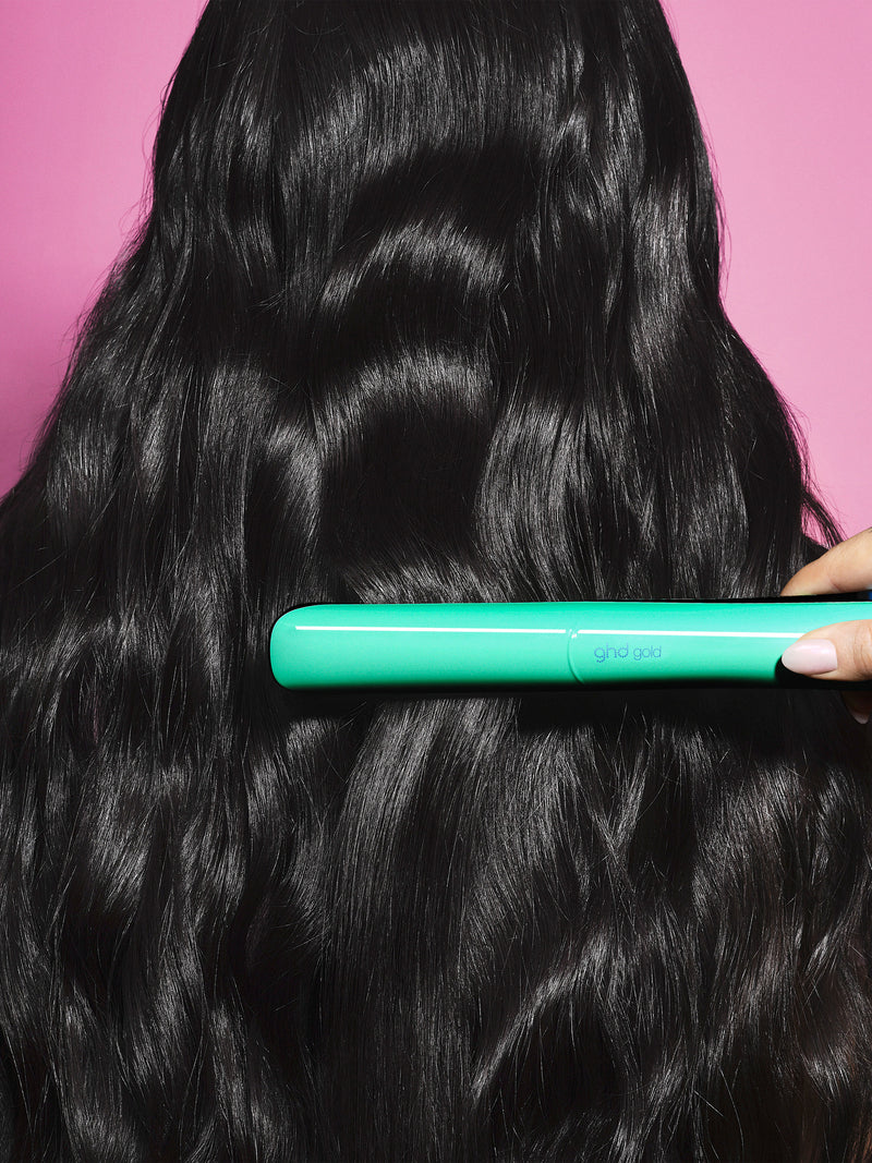 Gold Hair Straightener In Jelly Mint