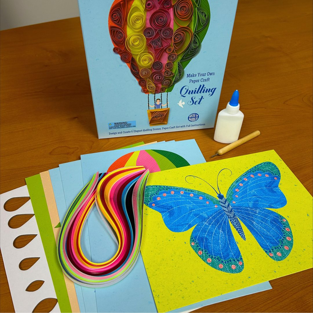 House of Marbles Quilling Mixed Set Paper Craft Art and Craft for Kids 6yrs+