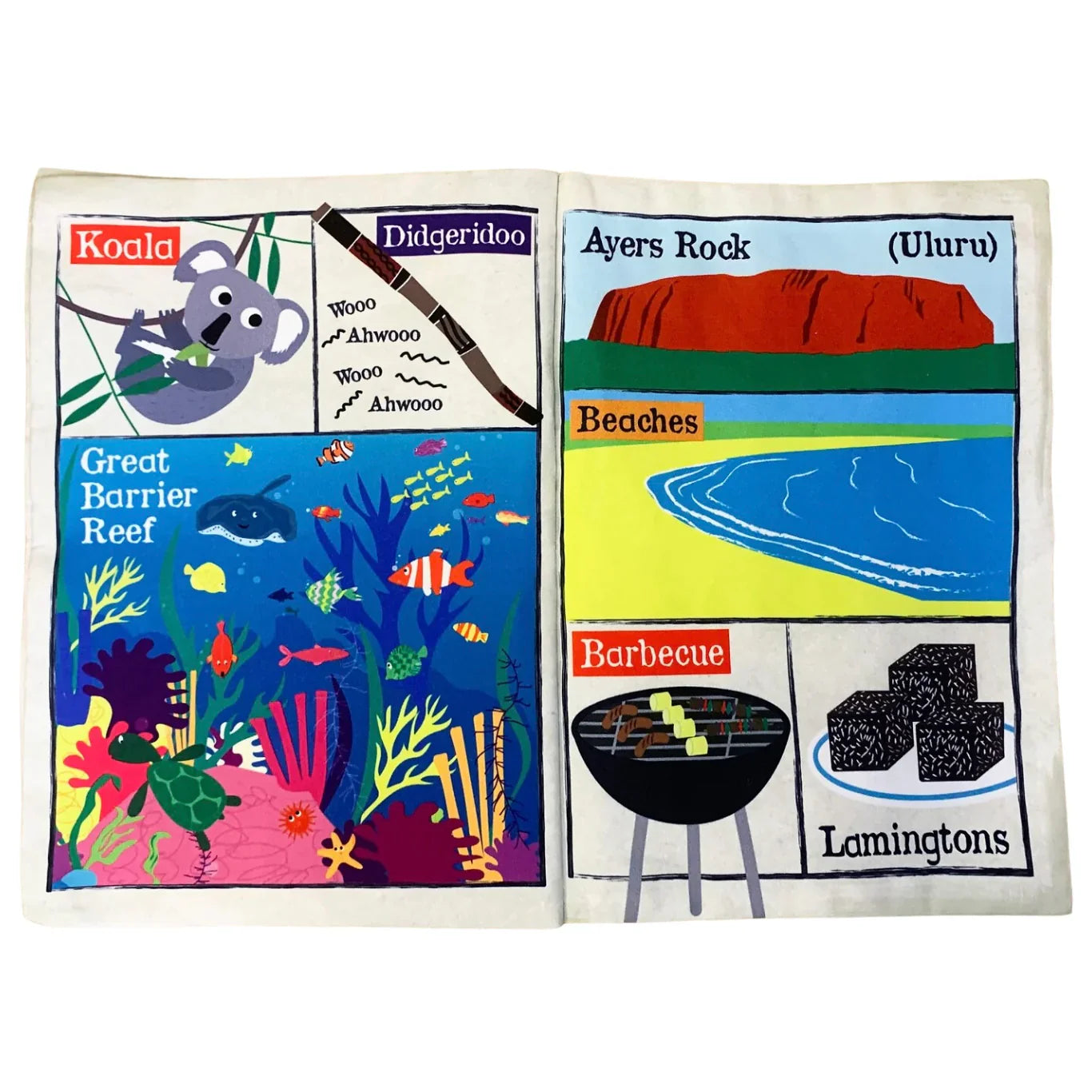 Nursery Times Crinkly Newspaper All About Australia By Jo & Nic’s Crinkly Cloth Book Australian Theme 3m+