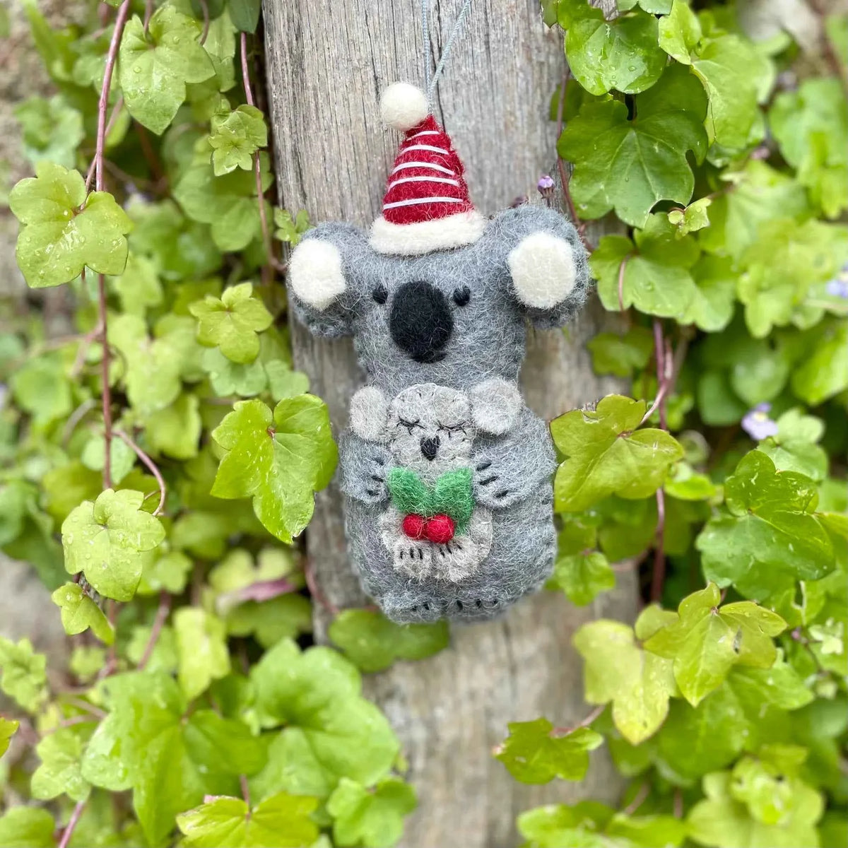 Pashom Felt Christmas Koala With Baby Christmas Tree Decoration Australian Animals Pretend & Imaginative Play Toys Christmas Range 3yrs+