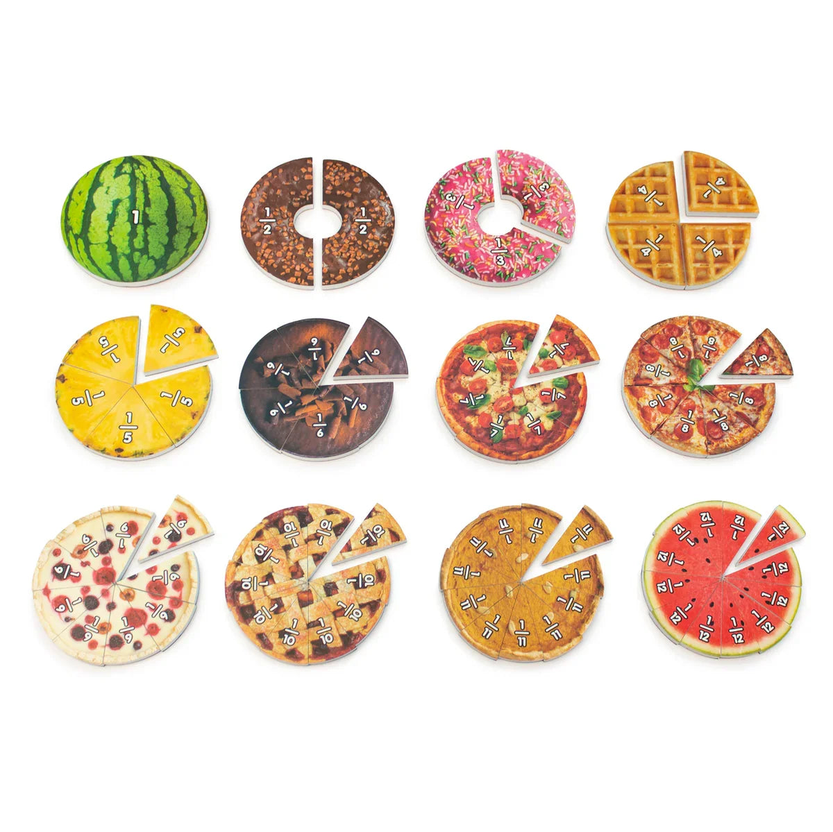 Food Fractions By Junior Learning Math Games for Kids 5yrs+