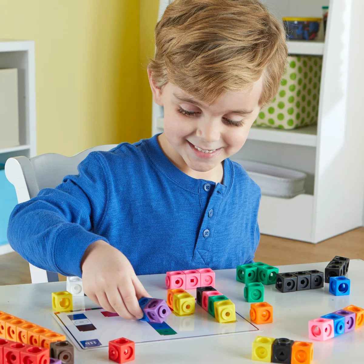 MathLink® Cubes Early Math Activity Set by Learning Resources Early Math Range Cognitive STEM Toys 4yrs+