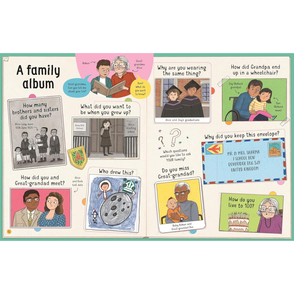 Lift The Flap Questions And Answers About Families (Board Book) by Katie Daynes Kids Activity Book