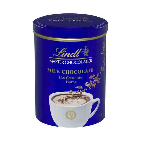 Lindt MILK Hot Chocolate Flakes / 210g Tin